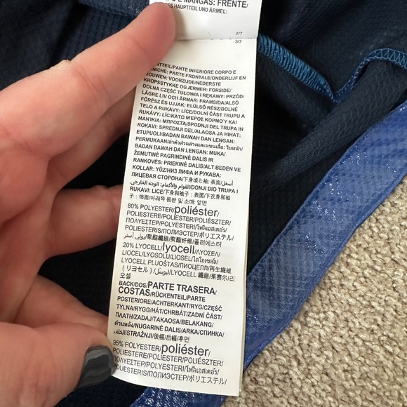 EUC Under Armour Men's Coldgear Fitted Unstoppable Full- Zip Jacket Blue Sz L - Picture 7 of 9